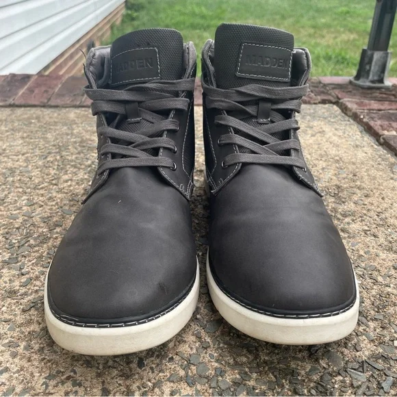 Madden Minton Men's Chukka Gray Lace Up Boot Size 9M - Picture 5 of 11